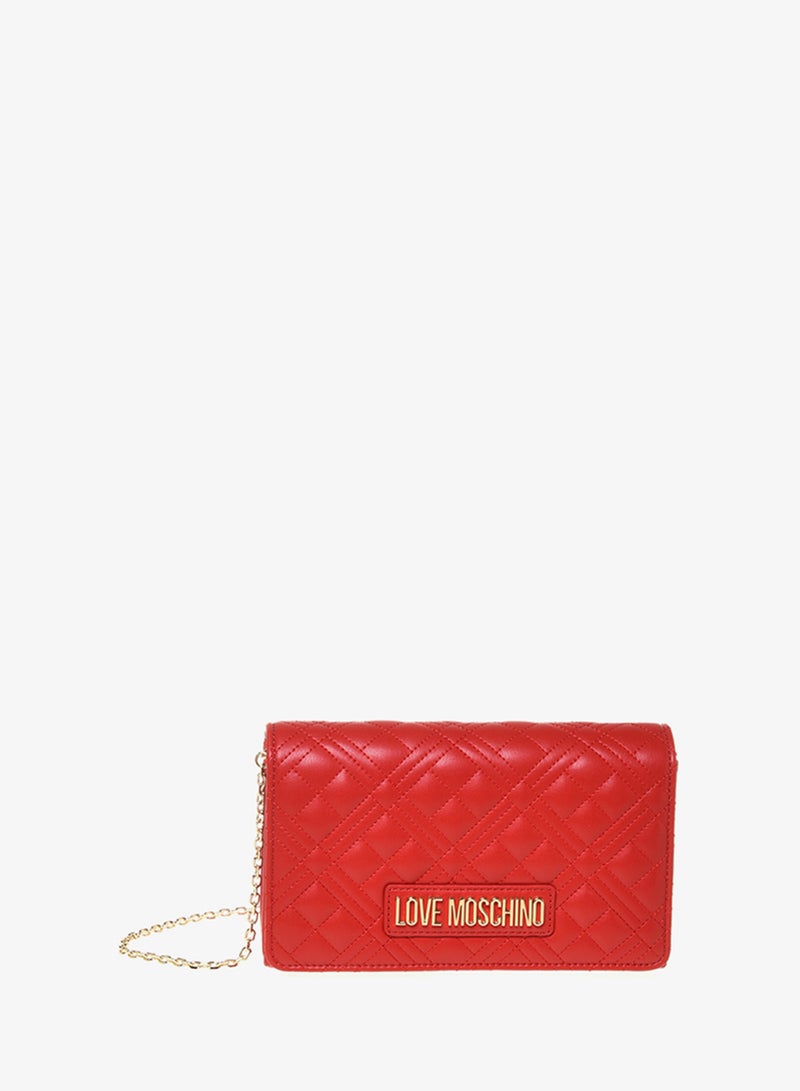 Love Moschino Smart Daily Quilted PU Crossbody Bag - Image 1